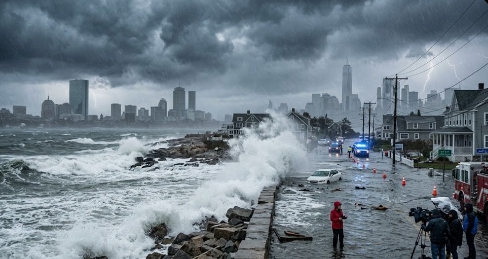 عاصفة Nor'easter تضرب الساحل الشرقي الأمريكي بأمواج عاتية ورياح قوية