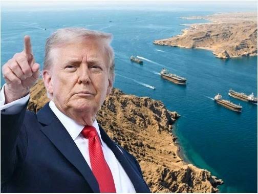 الرئيس الأمريكي السابق دونالد ترامب وناقلات النفط في مياه مضيق هرمز